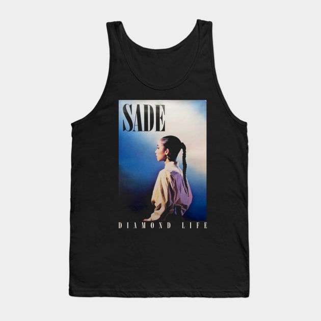 Sade Adu Diamond Life Vintage Tank Top by Garza Arcane